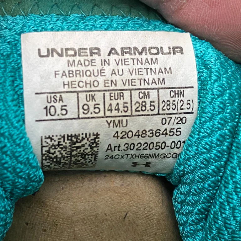 Giày bóng rổ cũ chính hãng Under Armour
 HOVR
  Havoc 2 'Black Lime' 3022050-001 - Hình ảnh 7