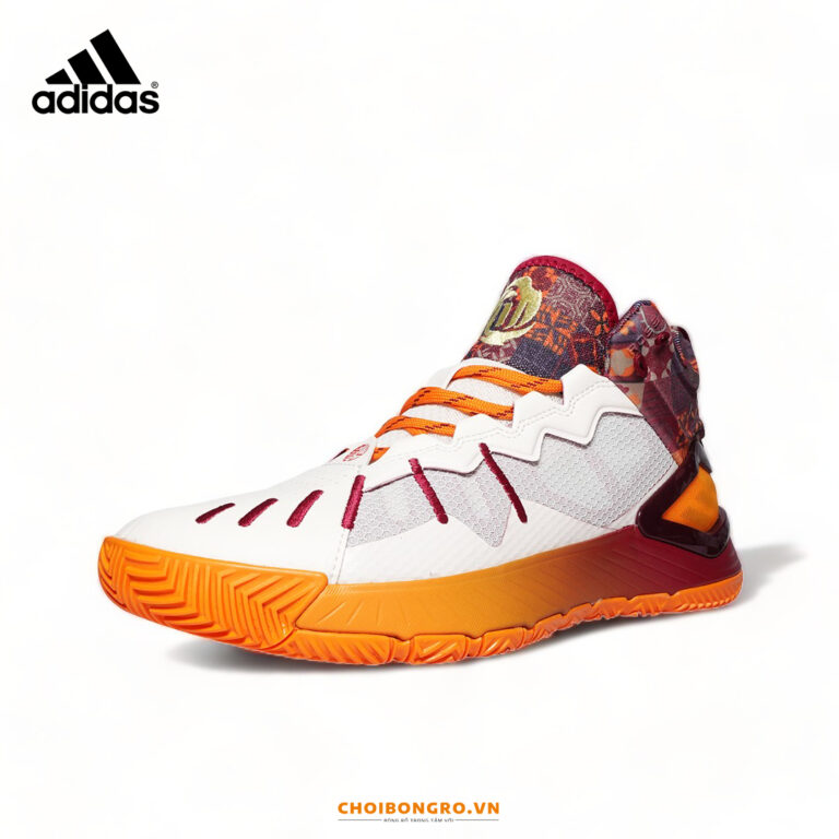 Adidas D Rose Son of Chi 'White Bold
  Orange' chính hãng GV8717 - Hình ảnh 2