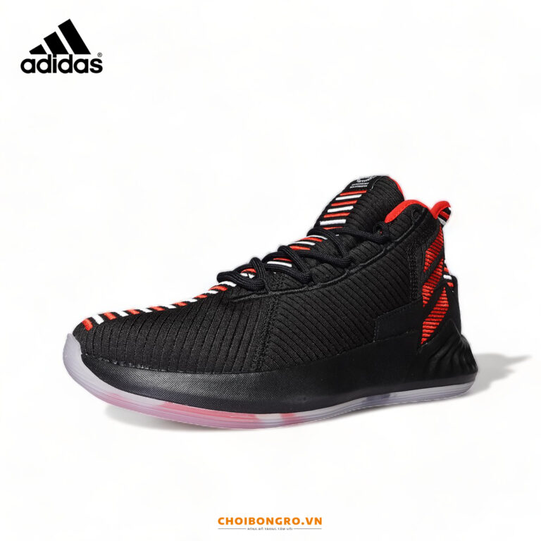 Adidas Derrick Rose 9 GEEK UP 'Black
  White Red' chính hãng EE6846 - Hình ảnh 2