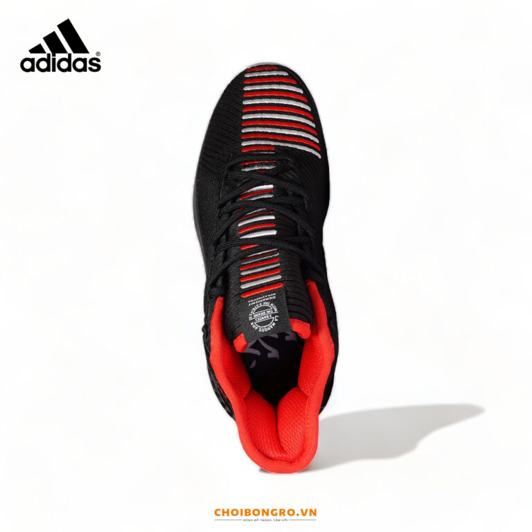Adidas Derrick Rose 9 GEEK UP 'Black
  White Red' chính hãng EE6846 - Hình ảnh 6
