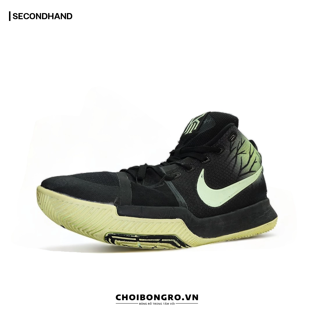 Kyrie 3 black and on sale green