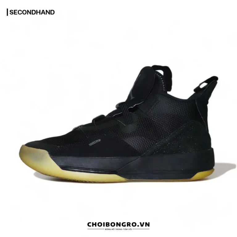 Giày bóng rổ cũ chính
  hãng Air Jordan 33 'Utility
 Blackout' AQ8830-002