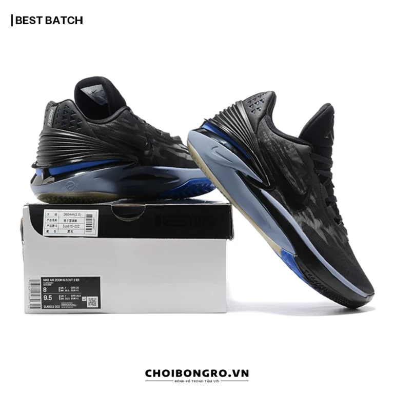 Nike Air Zoom GT Cut 2
  'Black Racer Blue' DJ6013-002 Replica - Đen xanh - Hình ảnh 6