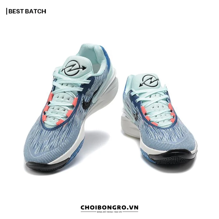Nike Air Zoom GT Cut 2
  'Industrial Blue Jade Ice' DJ6013-404 Replica - Xanh ghi - Hình ảnh 2