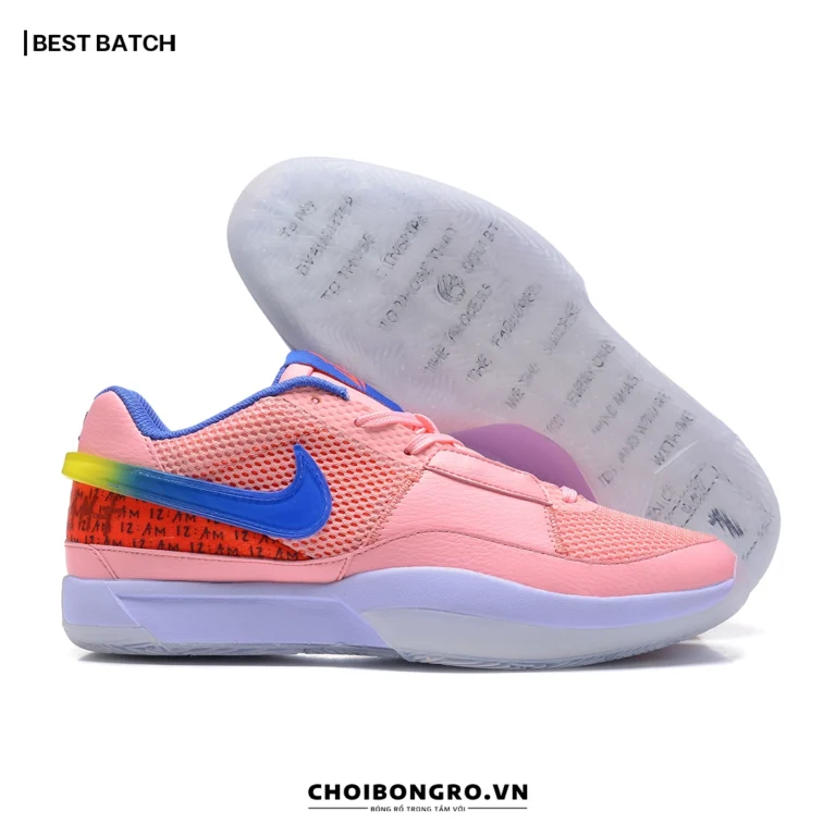 Nike JA 1 ‘Soft Pink
  Diffused Blue’ FV1282-600 Replica - Hồng - Hình ảnh 2