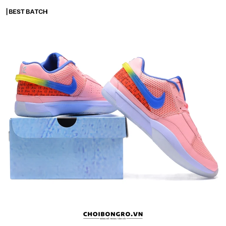 Nike JA 1 ‘Soft Pink
  Diffused Blue’ FV1282-600 Replica - Hồng - Hình ảnh 4