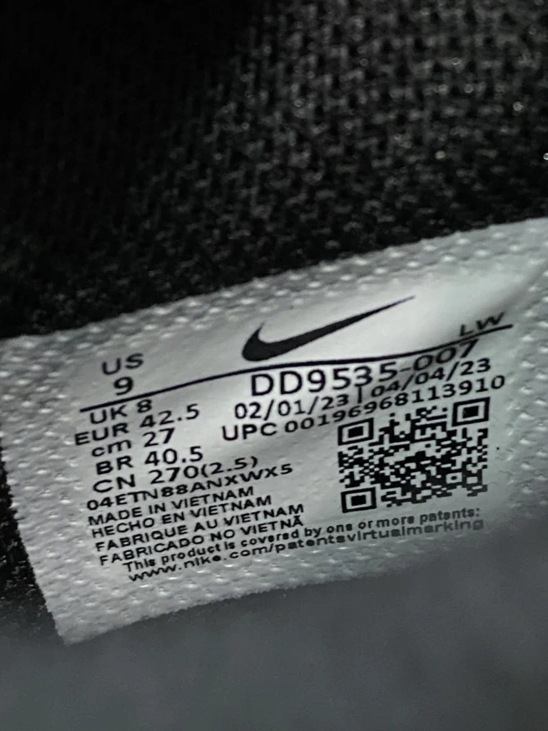 Nike
  Precision 6 'Black White' DD9535-007 chính hãng - Hình ảnh 7