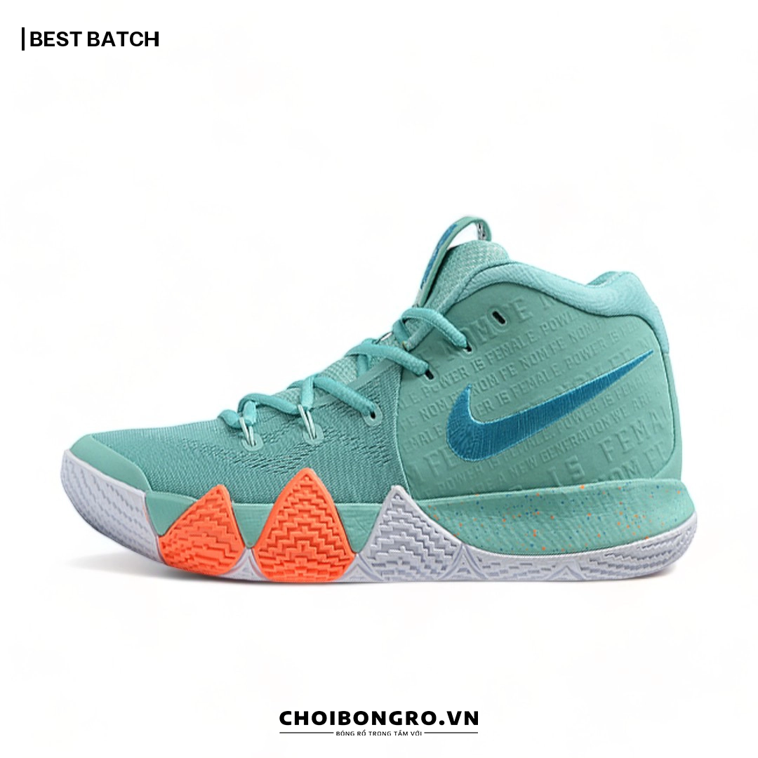 Giay bong r Nike Kyrie 4 Power is Female 943806 402 Replica Xanh ng c Giay bong r Choibongro.vn