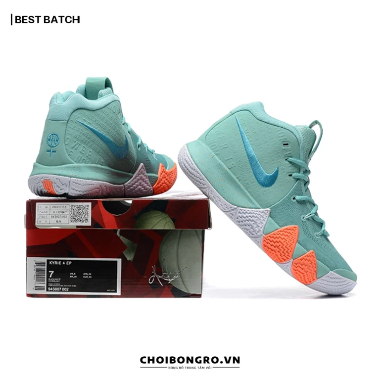 Nike Kyrie 4 'Power is
  Female' 943806-402 Replica - Xanh ngọc - Hình ảnh 3