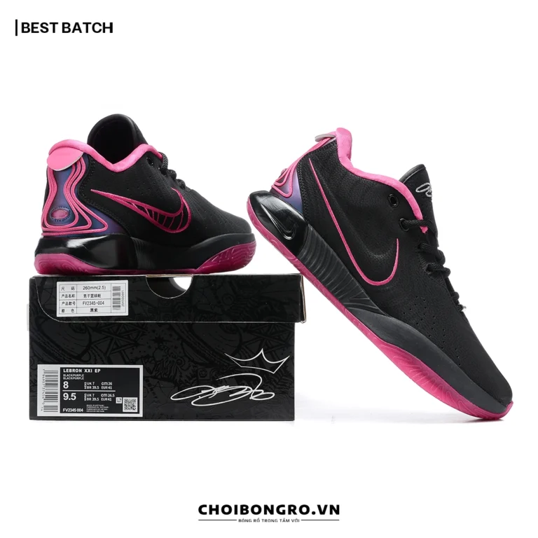 Nike LeBron 21 'Black Pink'
  Replica - Đen tím - Hình ảnh 6