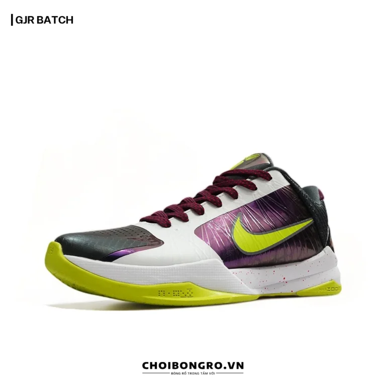 Nike Zoom Kobe 5 Protro
  'Chaos' CD4991-100 | GJR Batch - Trắng tím xanh - Hình ảnh 2