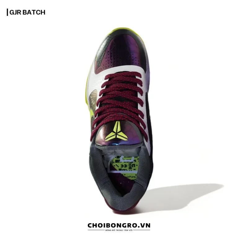 Nike Zoom Kobe 5 Protro
  'Chaos' CD4991-100 | GJR Batch - Trắng tím xanh - Hình ảnh 6