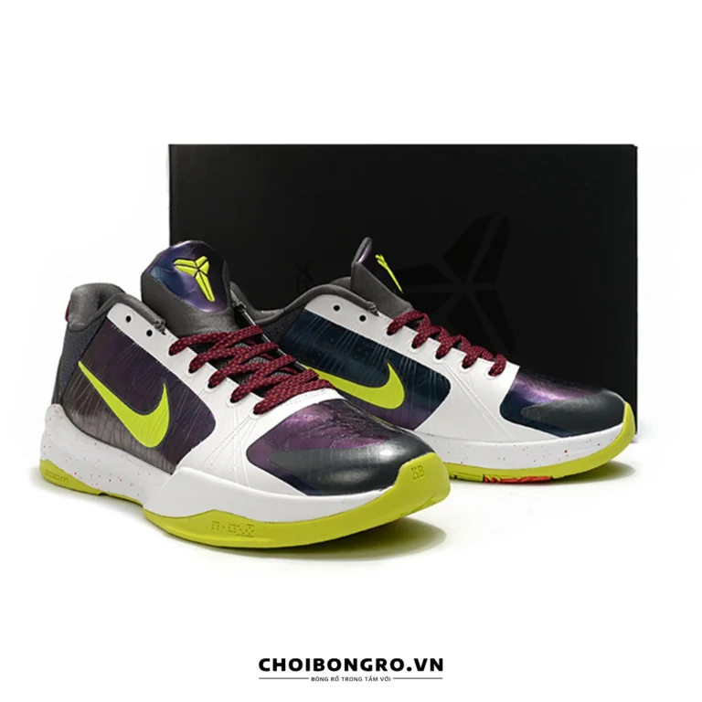Nike Kobe 5 'Chaos' - Tím
  Trắng - Hình ảnh 4