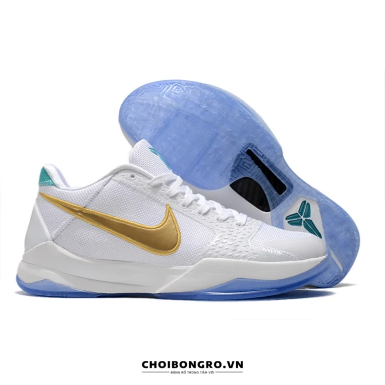 Nike Zoom Kobe 5 Protro ‘
  Unlucky 13’ DB4796-100 Replica - Trắng Gold - Hình ảnh 2