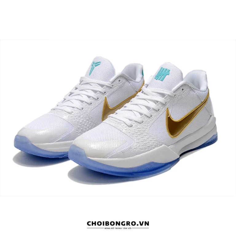 Nike Zoom Kobe 5 Protro ‘
  Unlucky 13’ DB4796-100 Replica - Trắng Gold - Hình ảnh 4