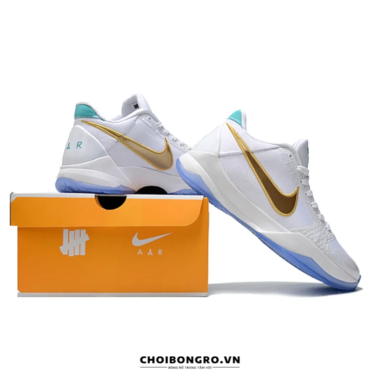 Nike Zoom Kobe 5 Protro ‘
  Unlucky 13’ DB4796-100 Replica - Trắng Gold - Hình ảnh 5