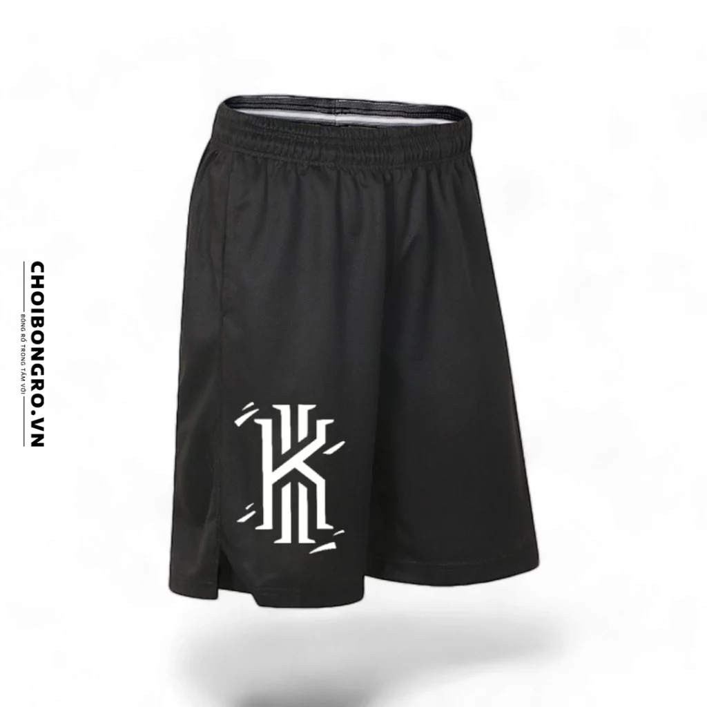 Quần short bóng rổ 9335 – Kyrie – Đen