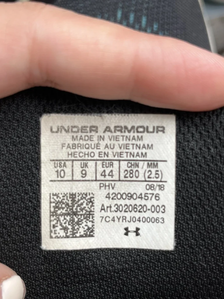 Giày bóng rổ cũ chính hãng Under Armour
 Torch
  'Black' 3020620-003  - Hình ảnh 7
