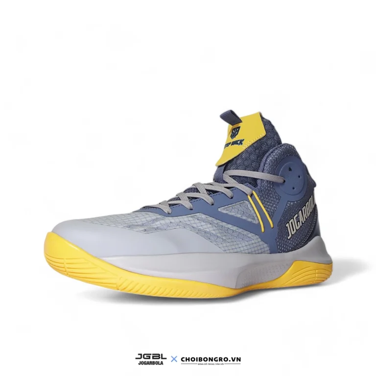 Giày bóng rổ Jogarbola Stepback 'Jumpshot' chính hãng JG-23232 - Ghi vàng - Hình ảnh 2