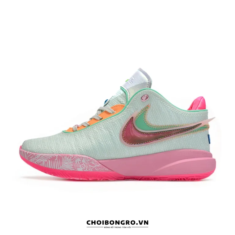Nike
  Lebron 20 ‘Time Machine’ DJ5422-300 Replica - Ghi hồng