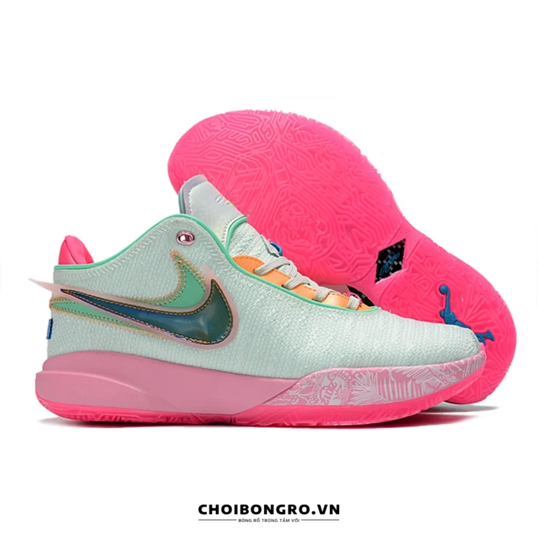 Nike
  Lebron 20 ‘Time Machine’ DJ5422-300 Replica - Ghi hồng - Hình ảnh 2