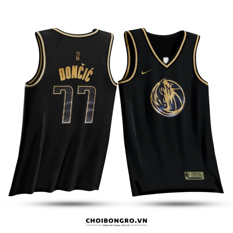 Áo bóng rổ Swingman Luka Doncic - Dallas Mavericks - Golden Version