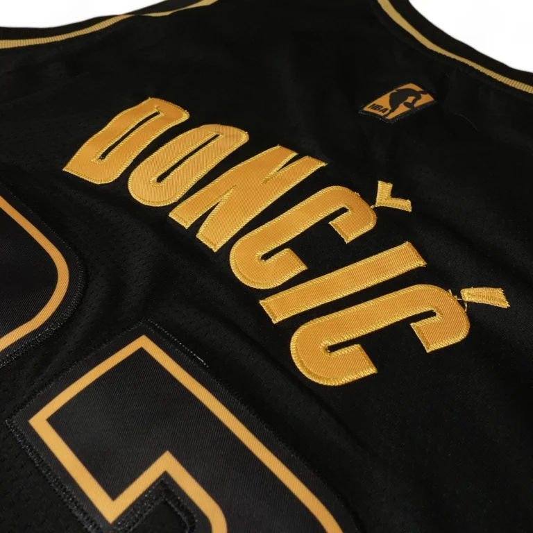 Áo bóng rổ Swingman Luka Doncic - Dallas Mavericks - Golden Version - Hình ảnh 5