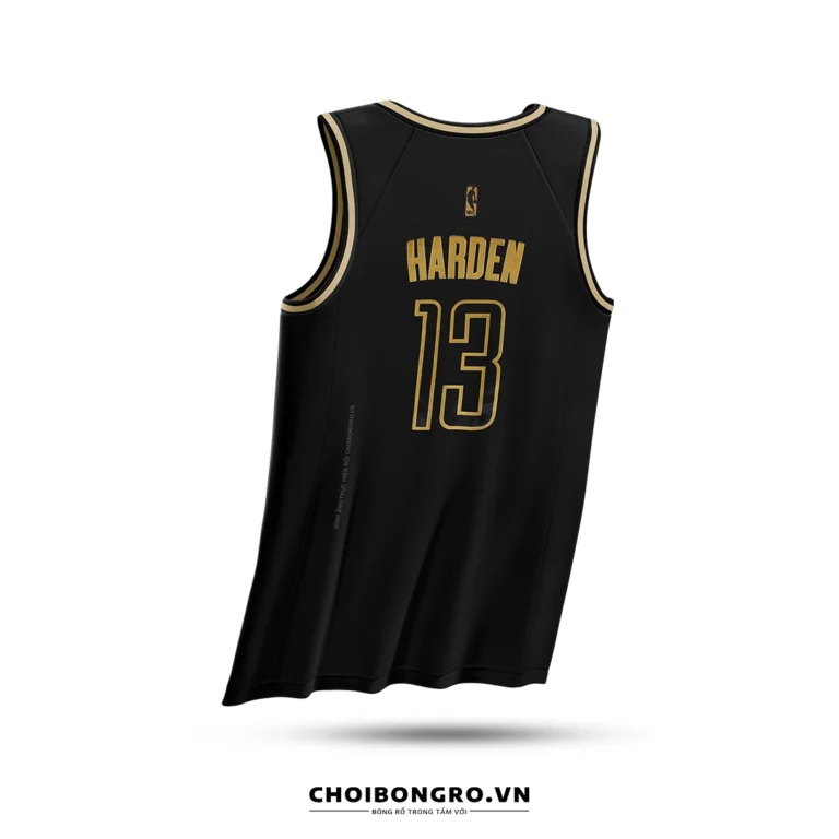 Áo bóng rổ Swingman James Harden - Houston Rockets - Golden Version - Hình ảnh 3