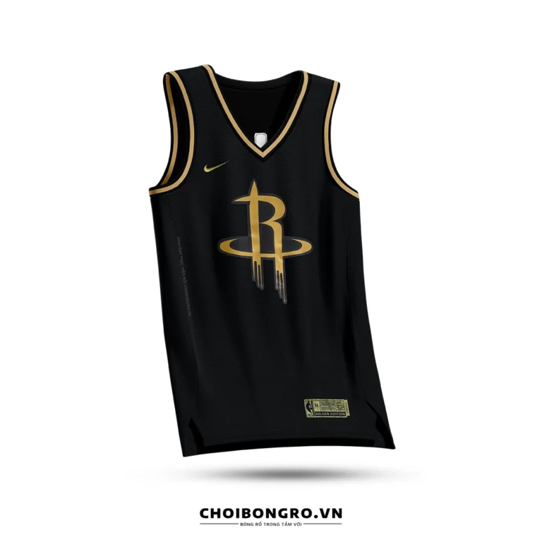 Áo bóng rổ Swingman James Harden - Houston Rockets - Golden Version - Hình ảnh 2