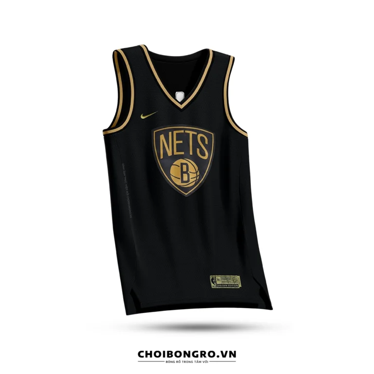 Áo bóng rổ Swingman Kyrie Irving - Brooklyn Nets - Golden Version - Hình ảnh 2