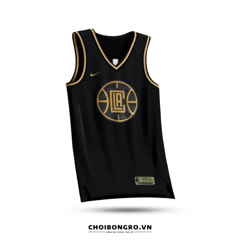 Áo bóng rổ Swingman Paul George - Los Angeles Clippers - Golden Version - Hình ảnh 2