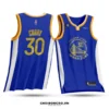 Áo bóng rổ Swingman Stephen Curry - Golden State Warriors - Xanh biển