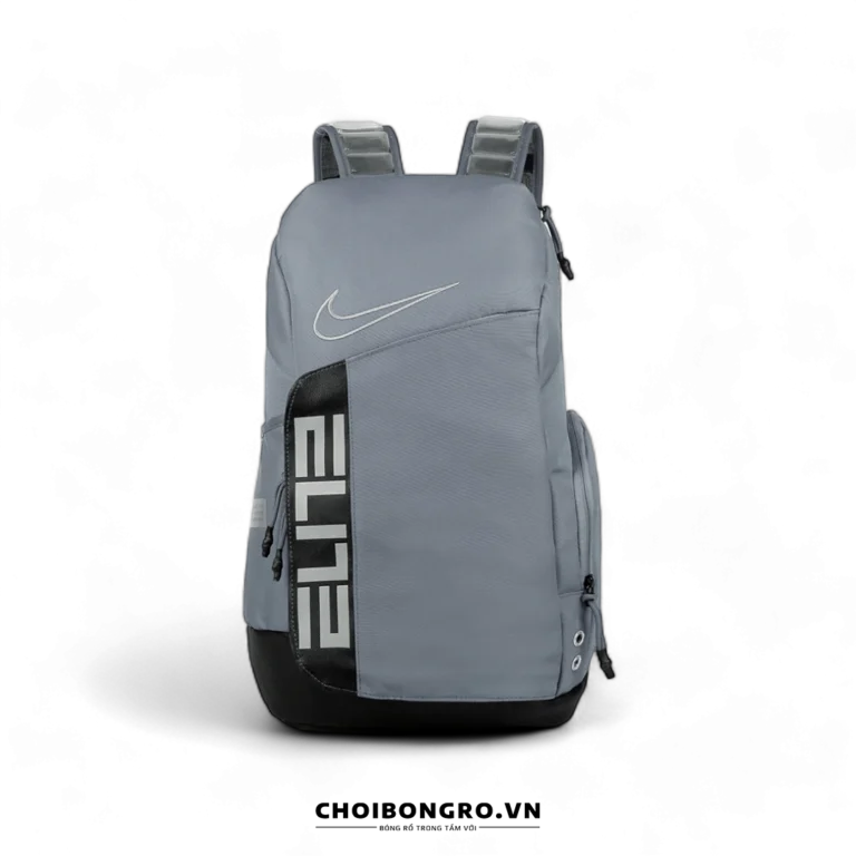 Balo bóng rổ replica Nike Air
 Hoops Elite BA6164
   - Ghi trắng