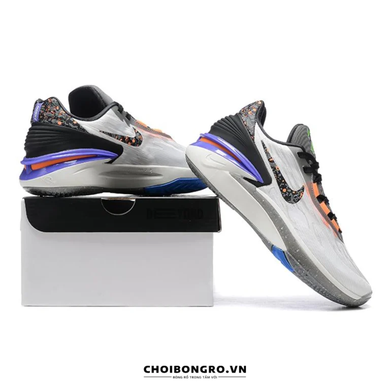 Giày
  bóng rổ Nike Air Zoom GT Cut 2 ‘White Orange’ FN8890-101 Replica - Hình ảnh 6