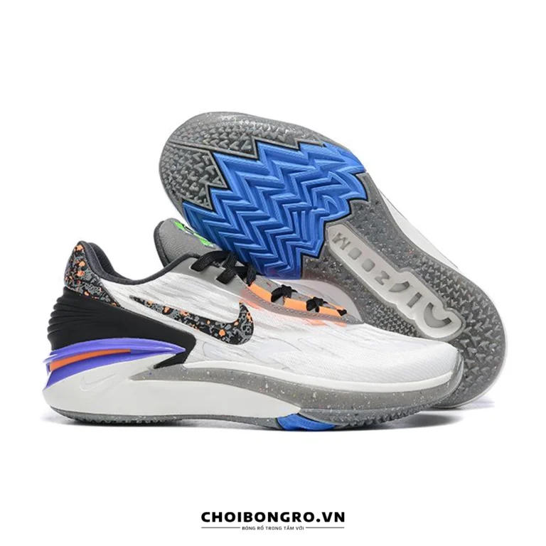 Giày
  bóng rổ Nike Air Zoom GT Cut 2 ‘White Orange’ FN8890-101 Replica - Hình ảnh 4