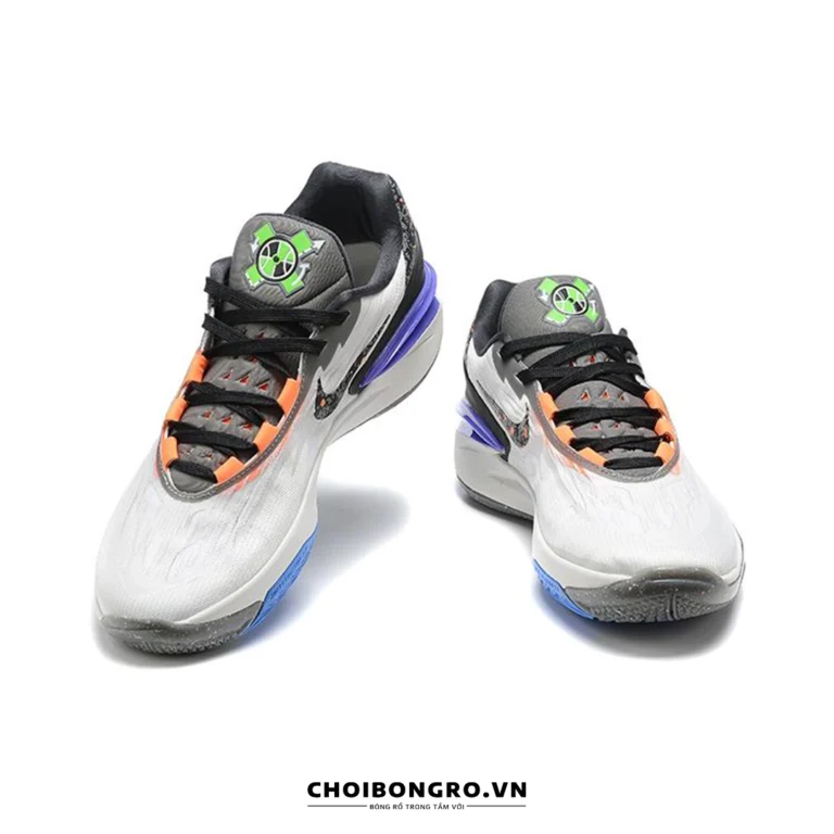Giày
  bóng rổ Nike Air Zoom GT Cut 2 ‘White Orange’ FN8890-101 Replica - Hình ảnh 2