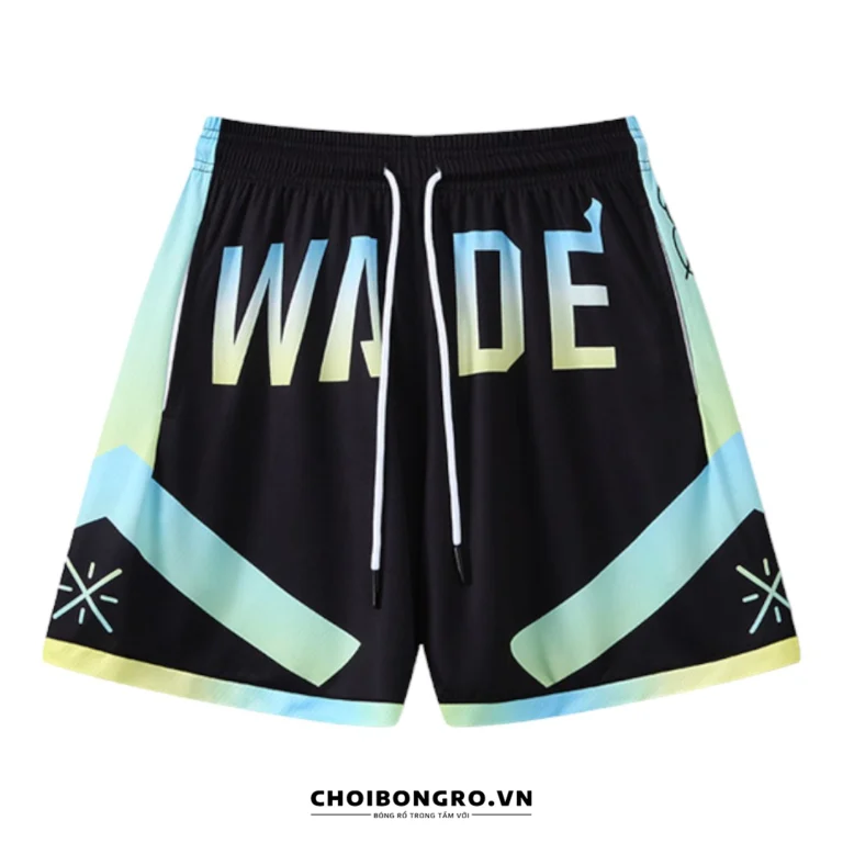 Quần Shorts bóng rổ 7033 - Wade đen xanh
  vàng