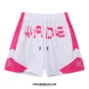 Quần Shorts bóng rổ 7033 - Wade trắng hồng