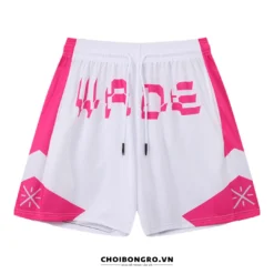 Quần Shorts bóng rổ 7033 - Wade trắng hồng