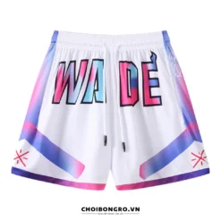 Quần
  Shorts bóng rổ 7033 - Wade trắng tím xanh
