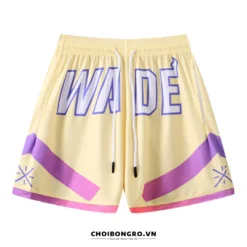 Quần Shorts bóng rổ 7033 - Wade vàng tím