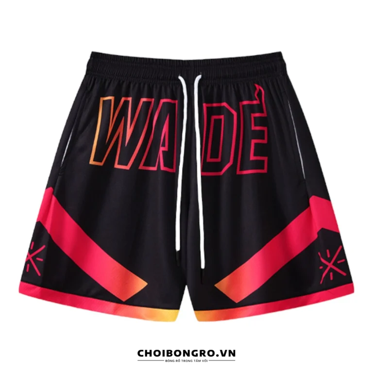 Quần
  Shorts bóng rổ 7033 - Wade đen đỏ