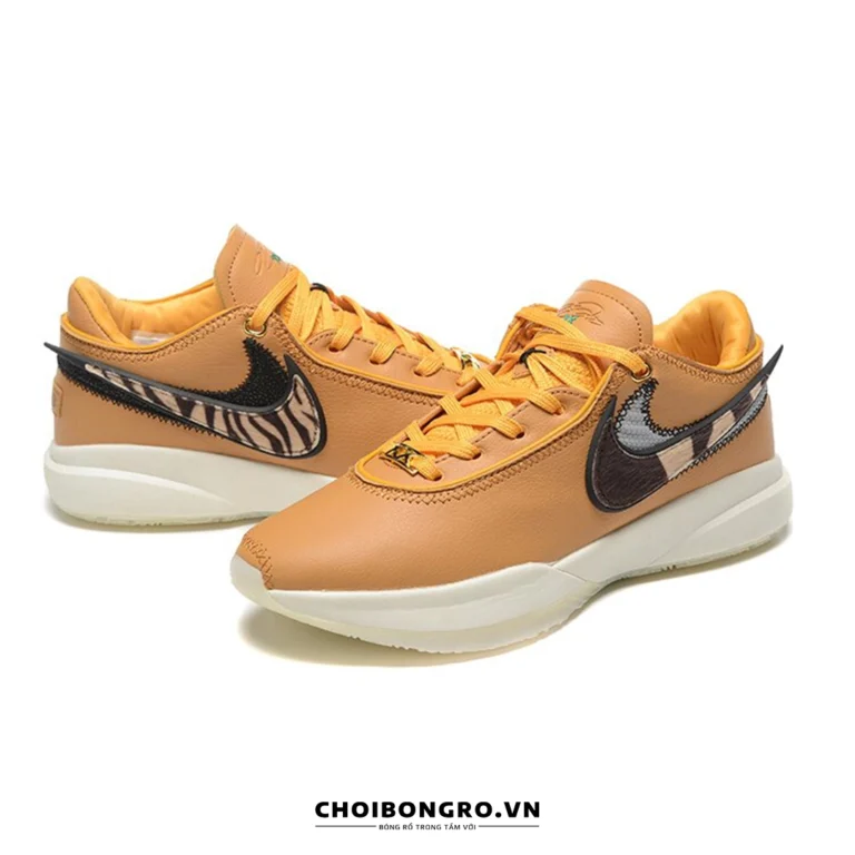 Giày
  bóng rổ replica Nike LeBron 20 'Art Basel South Beast' DQ3828-700 - Vàng nâu - Hình ảnh 3