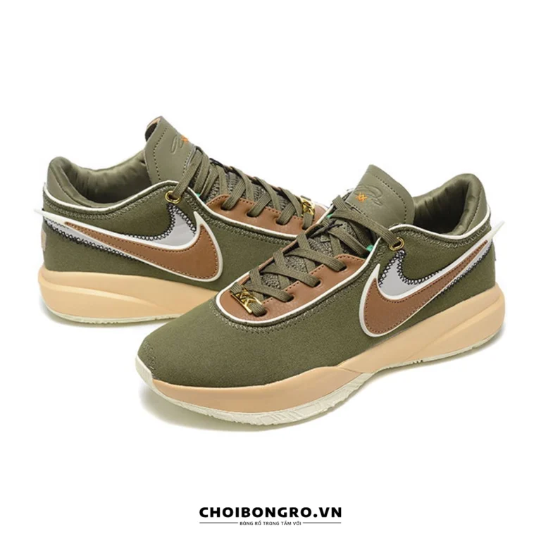 Giày
  bóng rổ replica Nike LeBron 20 'Olive Green' DV1190-901 - Xanh Olive - Hình ảnh 2
