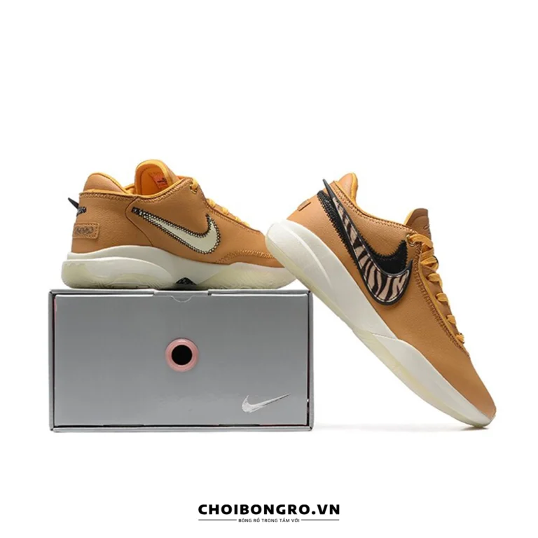Giày
  bóng rổ replica Nike LeBron 20 'Art Basel South Beast' DQ3828-700 - Vàng nâu - Hình ảnh 6