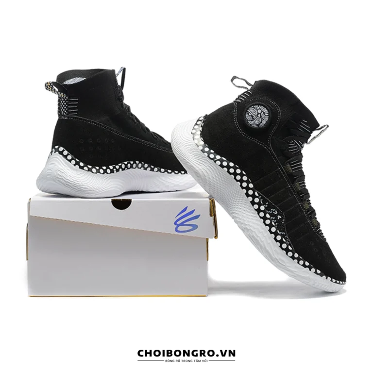 Giày
  bóng rổ replica UA Curry 4 Flotro - Đen - Hình ảnh 4