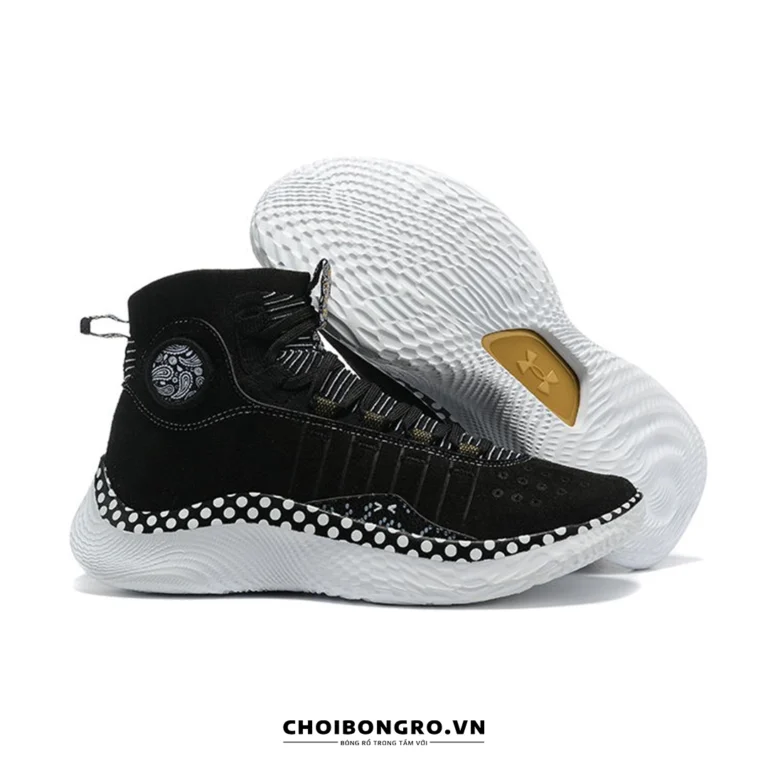 Giày
  bóng rổ replica UA Curry 4 Flotro - Đen - Hình ảnh 5
