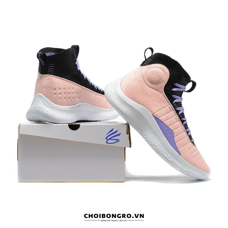 replica UA Curry 4 Flotro -
  Hồng tím - Hình ảnh 3