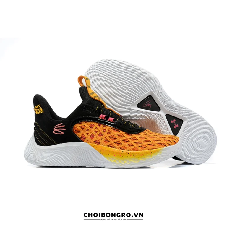 replica UA Curry Flow 9 'Beyond
  The Stripe' 3024249-003 - Vàng đen - Hình ảnh 2