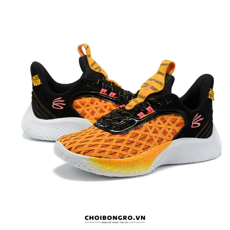 replica UA Curry Flow 9 'Beyond
  The Stripe' 3024249-003 - Vàng đen - Hình ảnh 5